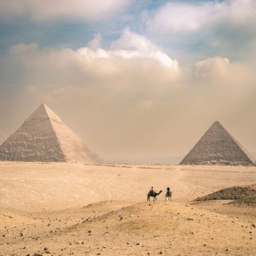 Egypt pyramids and Nile