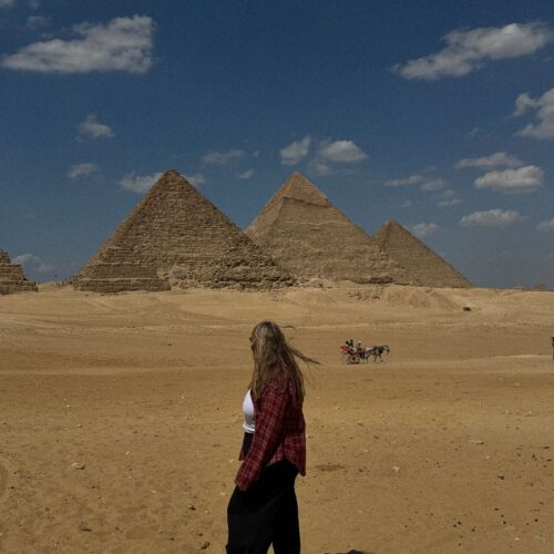 Egypt pyramids and Nile